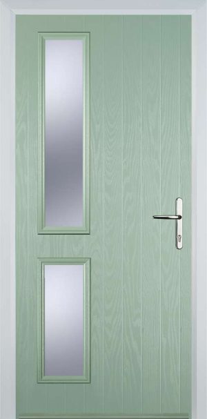 Door Stop Twin Side (ZH) Contemporary - Chartwell Green