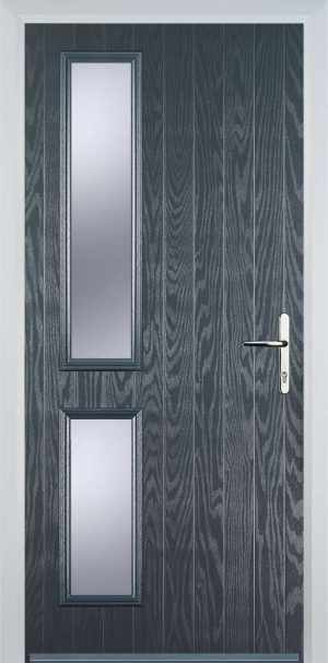 Door Stop Twin Side (ZH) Contemporary - Grey