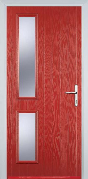 Door Stop Twin Side (ZH) Contemporary - Red